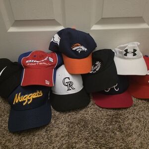 Assorted Sports Team Caps